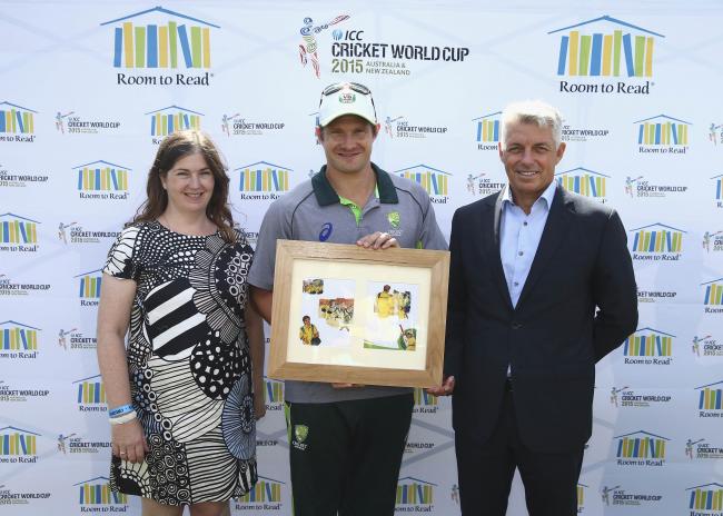 Shane Watson inspires kids to 'Dream Big' at ICC/Room to Read book launch